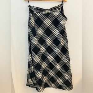 Vintage 90s 100% Wool Ralph Lauren Maxi Skirt Size 14